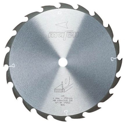 Žagin list HM 410 x 4,2 x 30 mm, Z 20, WZ MAFELL_Mior1