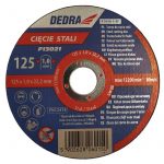 125x1mm rezalni list za kotni brusilnik za jeklo DEDRA_Mior1
