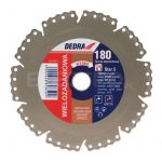 Večnamenski 180mm rezalni list za kotni brusilnik DEDRA_Mior1