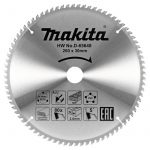 Krožni žagin list TCG 260x2.6x30mm, Z=80, 5°, za Alu, PVC, MDF MAKITA_Mior1