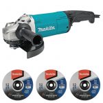 Kotni brusilnik GA9081 + 10kom brusilnih plošč MAKITA