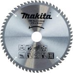 Krožni žagin list TCG 210x2.4x30mm, Z=60, 5°, za Alu, PVC, MDF MAKITA