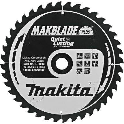 TCT MAKBlade Plus žagin list B-08660 MAKITA