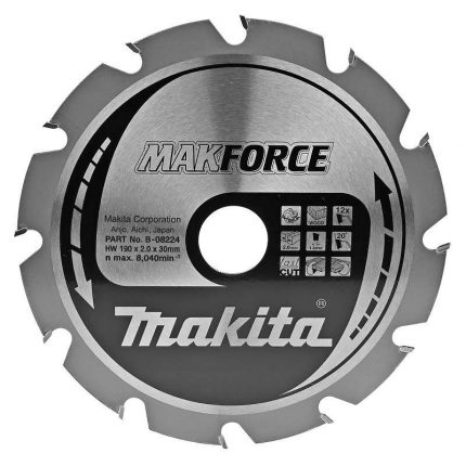 TCT MAKForce žagin list B-08224 MAKITA