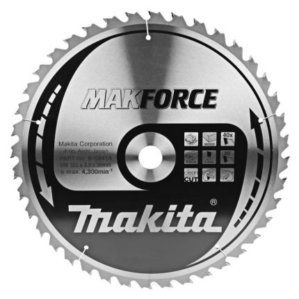 TCT MAKForce žagin list B-08414 MAKITA