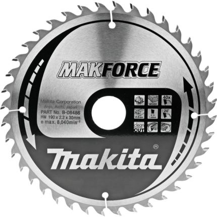 TCT MAKForce žagin list B-08486 MAKITA