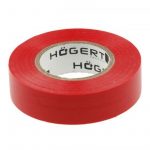 Izolir trak, rdeč, 19mm x 20m HOEGERT