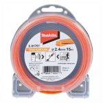Najlonska nitka deteljica oranžna 2,4mm15m E-01797 MAKITA