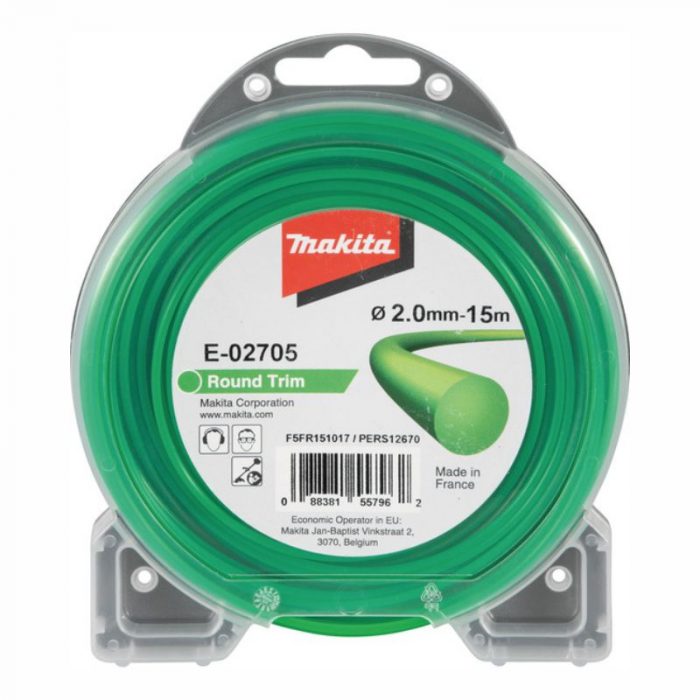 Najlonska nitka okrogla zelena 2,0mm15m E-02705 MAKITA