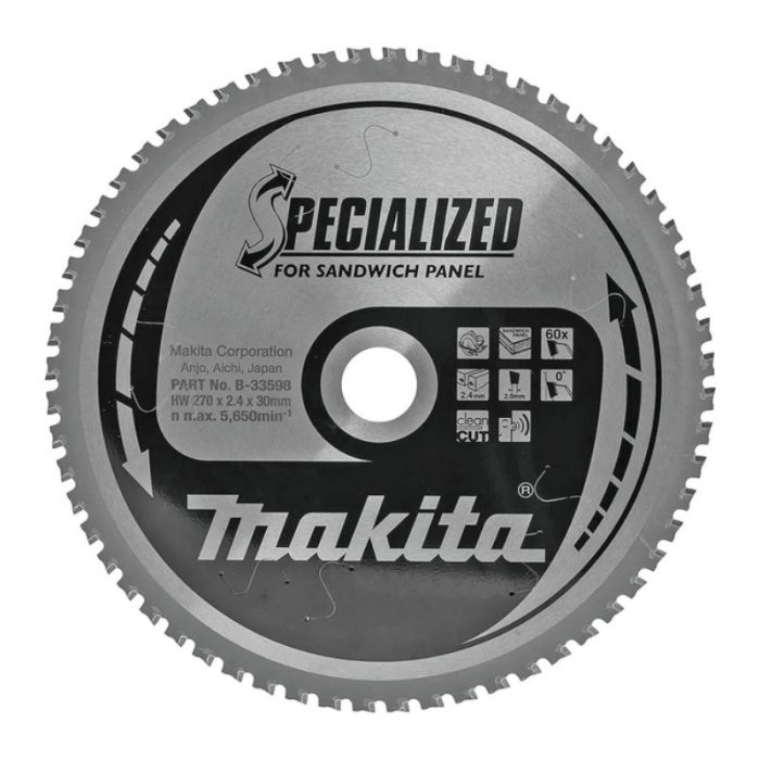 Krozni-zagin-list-za-kovino-270x2.4x20mm-Z60-MAKITA