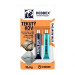 Epoxy kovinsko lepilo Den Braven 24 ml – hitrostrjujoča dvokomponentna masa za kovine