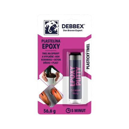 Epoxy tesnilna masa Den Braven Debbex 56,6 g – plastelin za lepljenje, modeliranje in tesnjenje