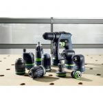 Akumulatorski vrtalnik z zamenljivimi nastavki Festool CXS 12 2,6-Set
