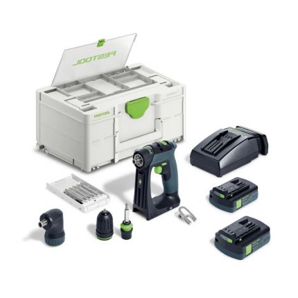 Akumulatorski vrtalnik z zamenljivimi nastavki Festool CXS 18 C 3,0-Set (11)