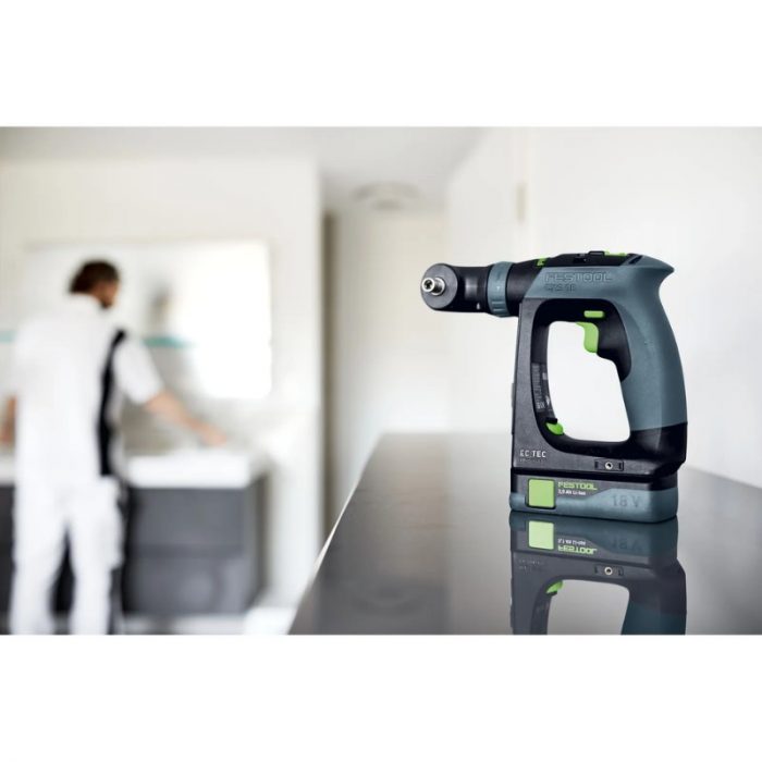 Akumulatorski vrtalnik z zamenljivimi nastavki Festool CXS 18 C 3,0-Set (11)