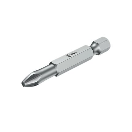 Bit-nastavek PH1x50mm Wera 851/4 TZ – kovinski nastavek dolžine 50 mm z 1/4" šestrobnim priključkom za natančno vijačenje