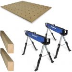 Multifunkcijska miza s perforirano ploščo mdf luknje