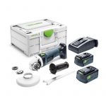Akumulatorski kotni brusilnik Festool AGC 18-125 EBI-Plus z EC-TEC motorjem in Systainer kovčkom