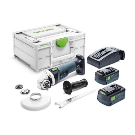 Akumulatorski kotni brusilnik Festool AGC 18-125 EBI-Plus z EC-TEC motorjem in Systainer kovčkom