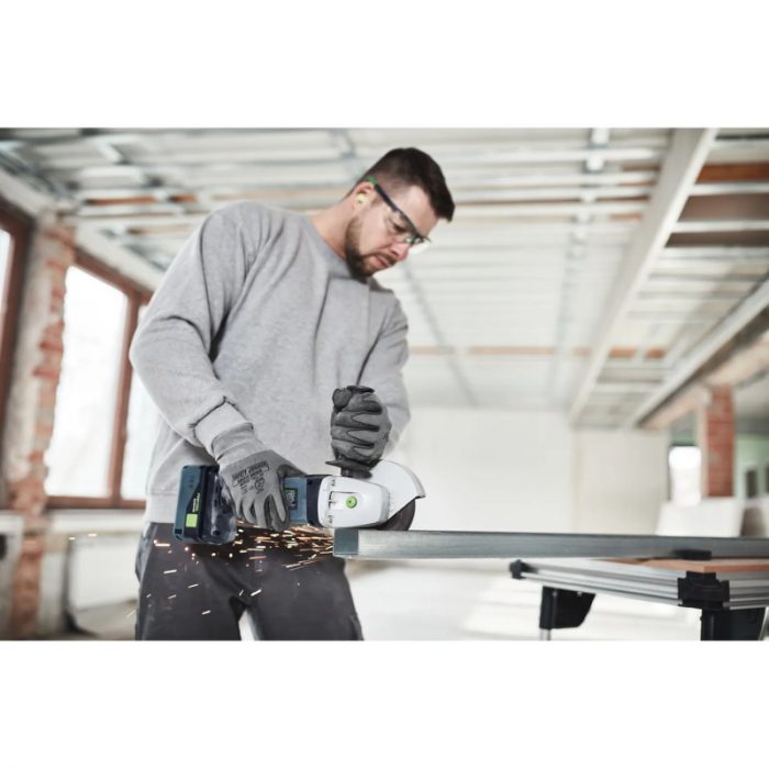 Akumulatorski kotni brusilnik Festool AGC 18-125 EBI-Plus z EC-TEC motorjem in Systainer kovčkom