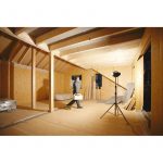 Gradbiščna LED svetilka Festool SYSLITE DUO-Set 576402 z 8000 lm in stojalom ST DUO 200