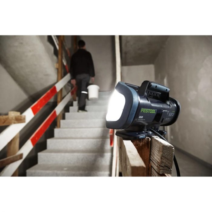 Gradbiščna LED svetilka Festool SYSLITE DUO-Set 576402 z 8000 lm in stojalom ST DUO 200