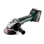 Baterijski kotni brusilnik Metabo W 18 L BL 9-125 z Ø125 mm ploščo in metaBOX kovčkom