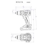 Akumulatorski komplet 18V Metabo Combo Set 2.4.8 z vrtalnikom, kladivom in kovčkom
