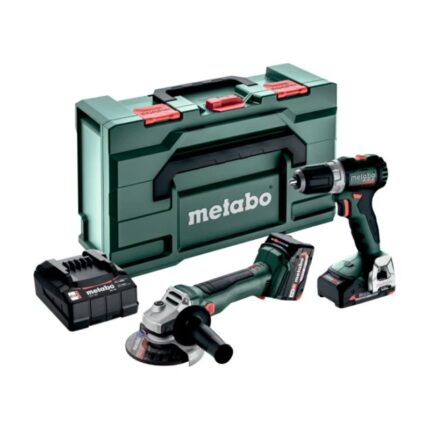 Akumulatorski komplet 18V Metabo Combo Set 2.6.5 z vrtalnikom, brusilnikom in kovčkom