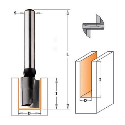 Nadrezkar za les utorni D8xNL40xGL90 S8 CMT-
