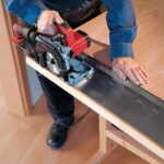 Mafell KSS 300 prenosni cross-cutting system za natančne prečne in potopne reze.