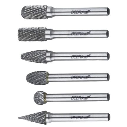 Rotorezkarji za biaks 6-delni set za kovino DEDRA